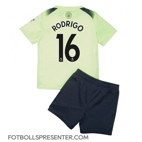 Manchester City Rodri Hernandez #16 Tredje tröja Barn 2022-23 Kortärmad (+ korta byxor)